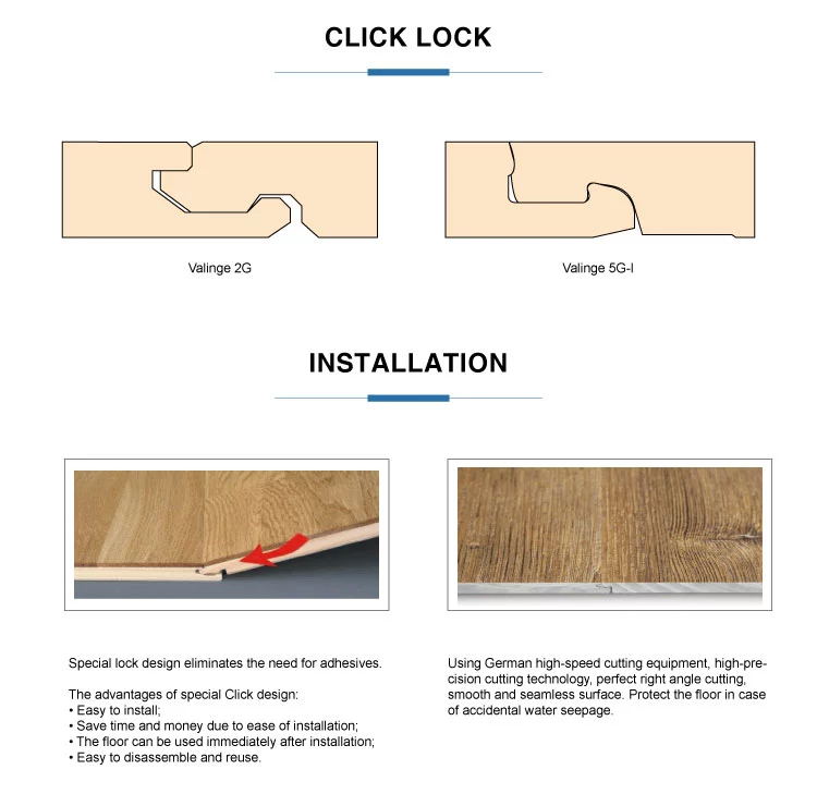 PTW60085 Healthy PVC Skidproof Vinyl Panel WPC Flooring Interior Buy